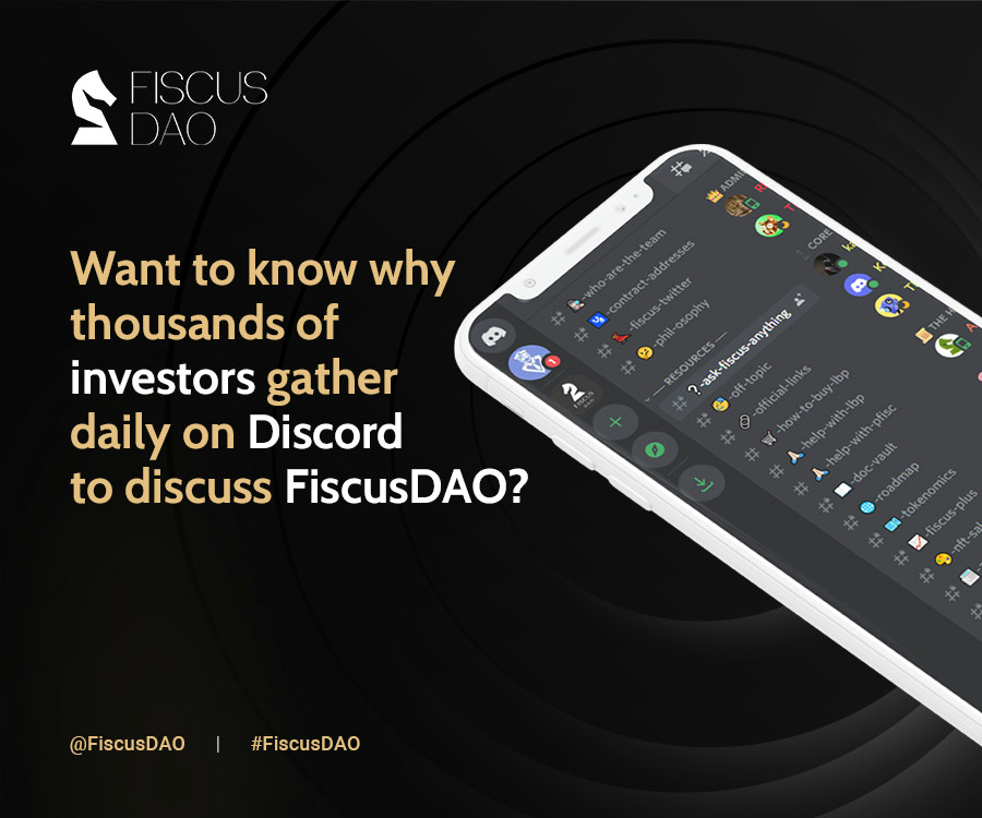 Want to know why thousands of investors gather daily on Discord to discuss FiscusDAO?