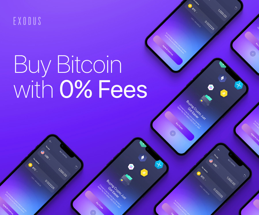 Buy Bitcoin with 0% Fees.